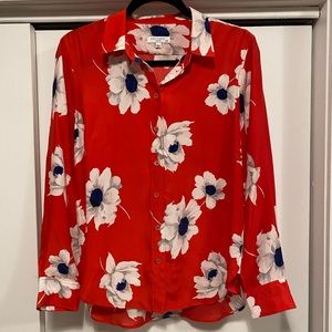 Equipment Floral Blouse